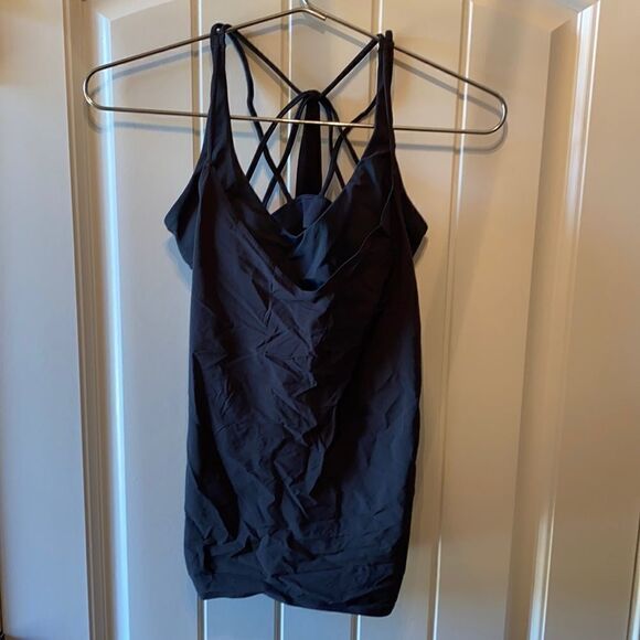 Athleta Other - Athleta Solace Support Top In Powervita XS Black